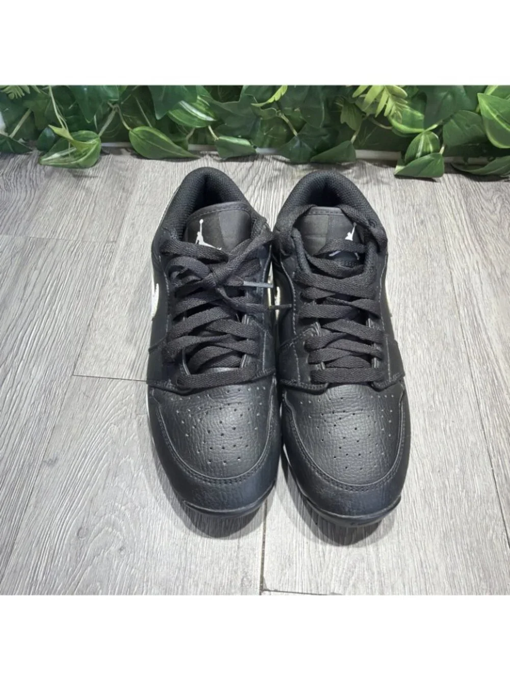 Jordan Air Jordan 1 MCS Shoes Boys Size 4.5Y Black Baseball Cleats HF6885-001